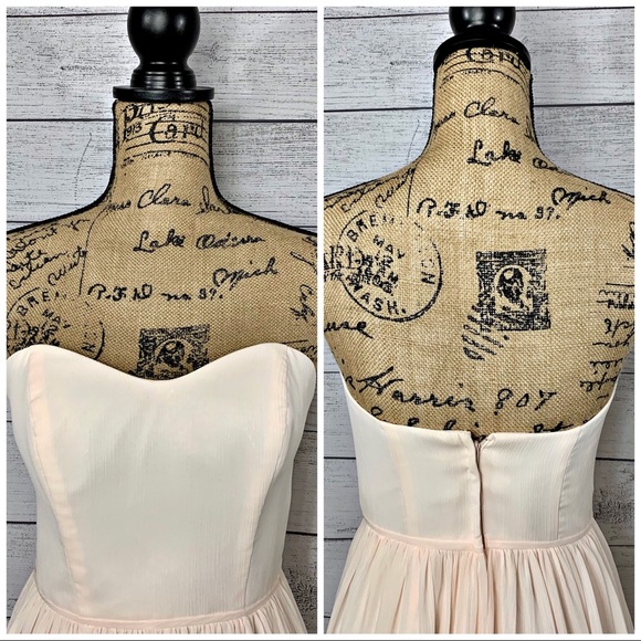 David’s Bridal | Crinkle Chiffon Dress NWT SZ 4 - Picture 4 of 8